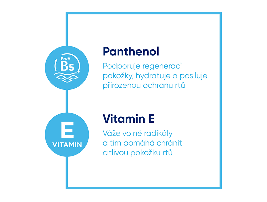 Bepanthen DERMA Krém na rty - složky