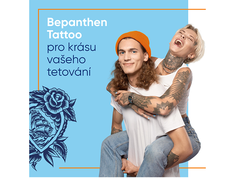 Bepanthen Tattoo mycí gel lifestyle