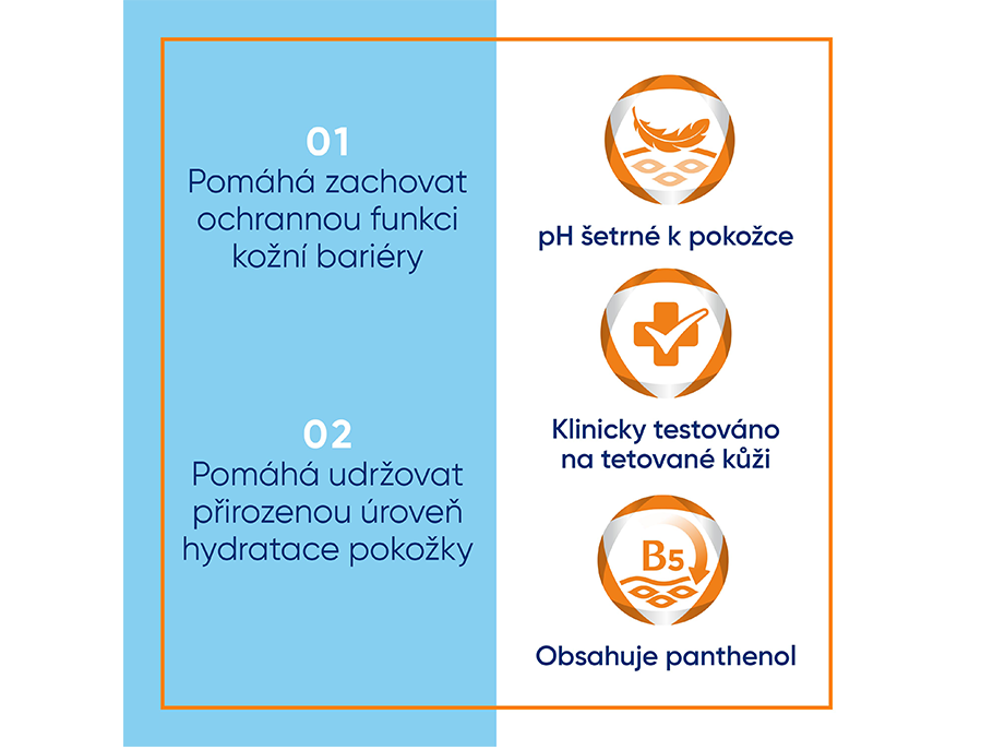 Bepanthen Tattoo mycí gel účinky