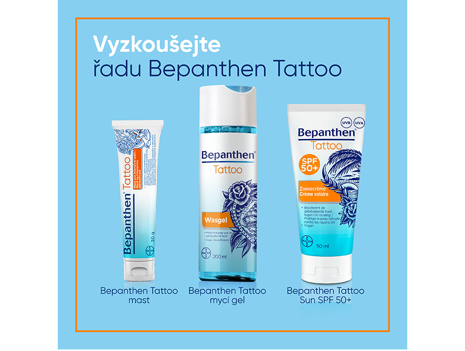 Bepanthen Tattoo Sun SPF 50+ portfolio 