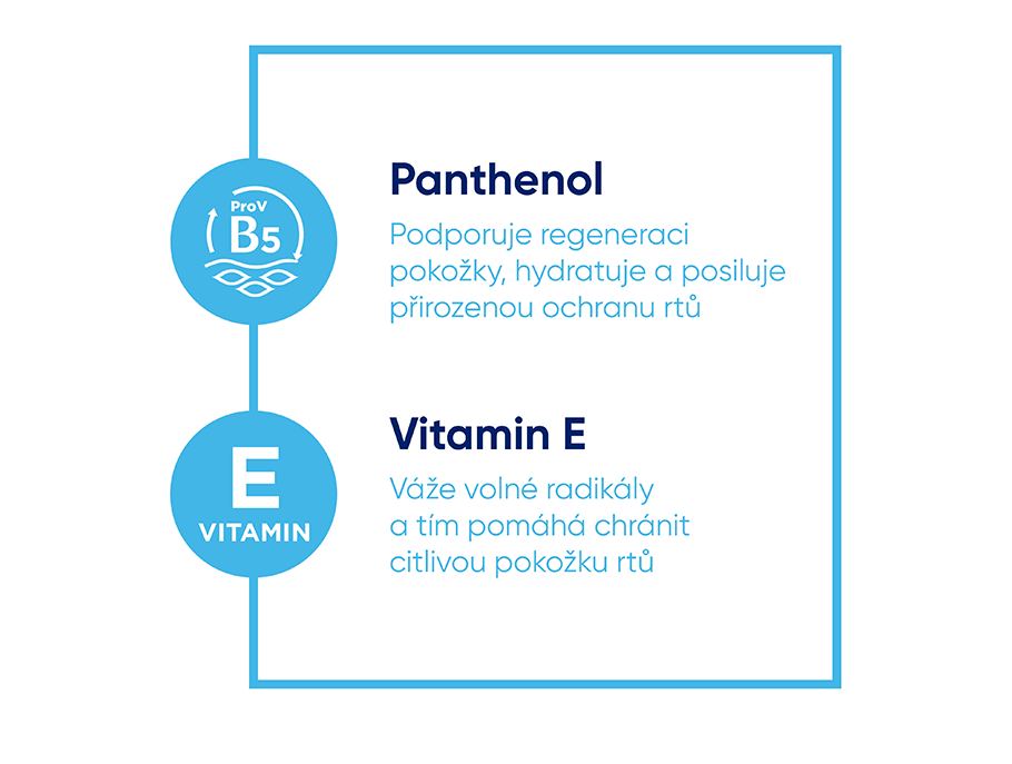 Bepanthen Derma Krém na rty složení