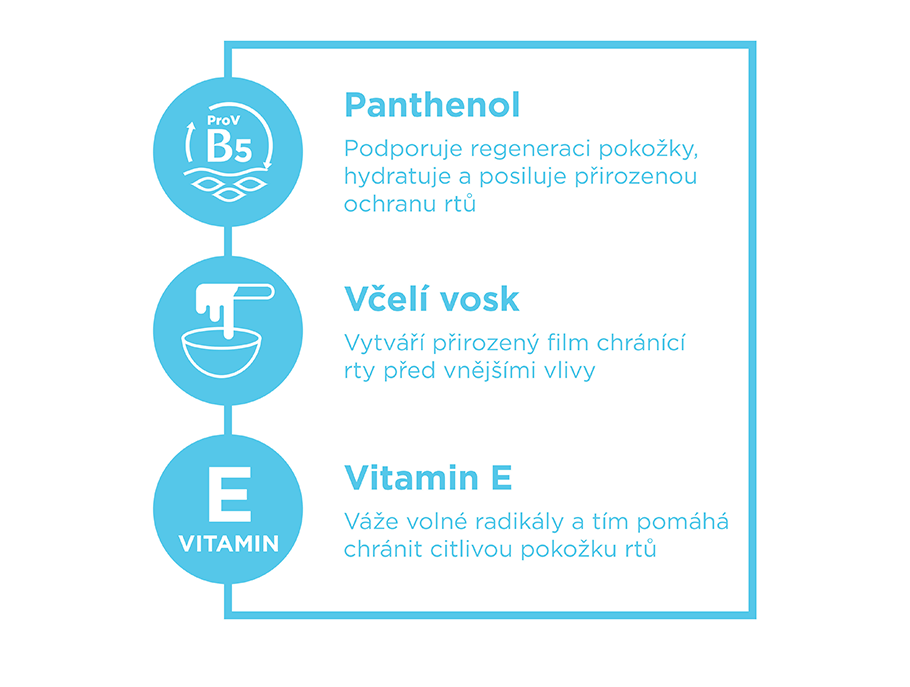Bepanthen Derma Protecting lipstick benefity