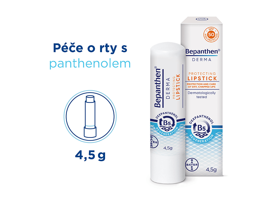 Bepanthen-Derma Balzam - péče o rty s panthenolem